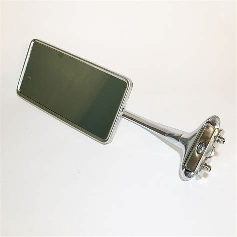 Curved Arm Door Edge Mirror Rectangular Head Joyride Hot Rods