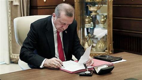 Cumhurbaşkanı Erdoğan ın imzasıyla Milli Eğitim Bakanlığı ve Sağlık