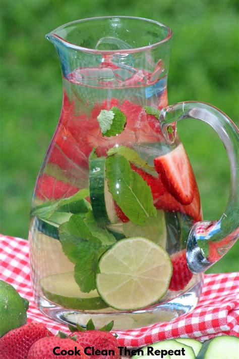 Infused Water With Fresh Fruit Cook Clean Repeat