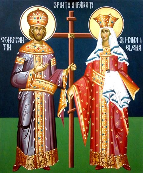Sfinţii împăraţi Constantin şi Elena Cei întocmai Cu Apostolii Religias