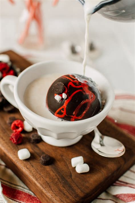 Dec 08, 2020 · a hot chocolate bomb is a molded chocolate ball, filled with hot chocolate mix and marshmallows. How To Cut Hot Chocolate Bomb Molds | Simplistically Living
