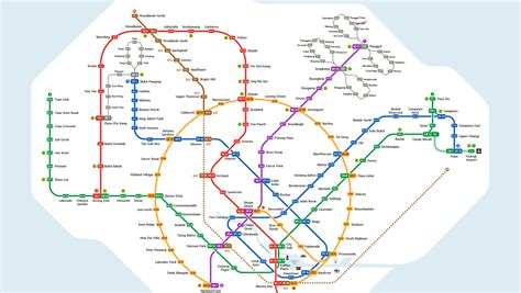 Navigating The Future Mrt Map Singapore 2023 Arriving At All Stations