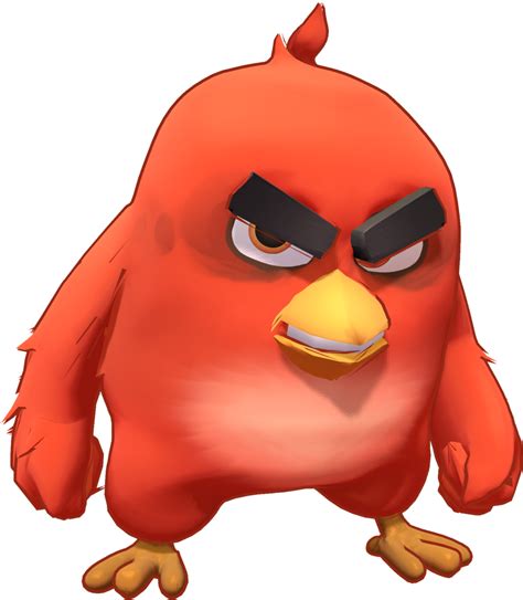 Angry Fire Png Angry Birds Red 3d Model Clipart Large Size Png
