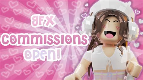 Gfx Commissions Open 💗 Youtube