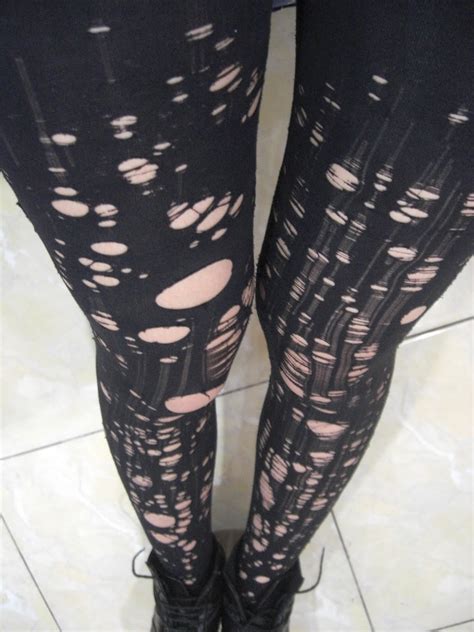 How To Diy Ripped Tights Tutorial Fashionmylegs The Tights And Hosiery Blog