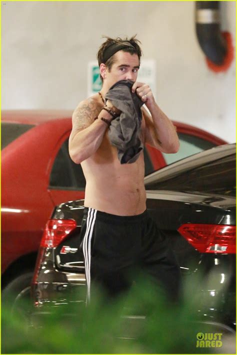 Colin Farrell Goes Shirtless After West Hollywood Lunch Photo