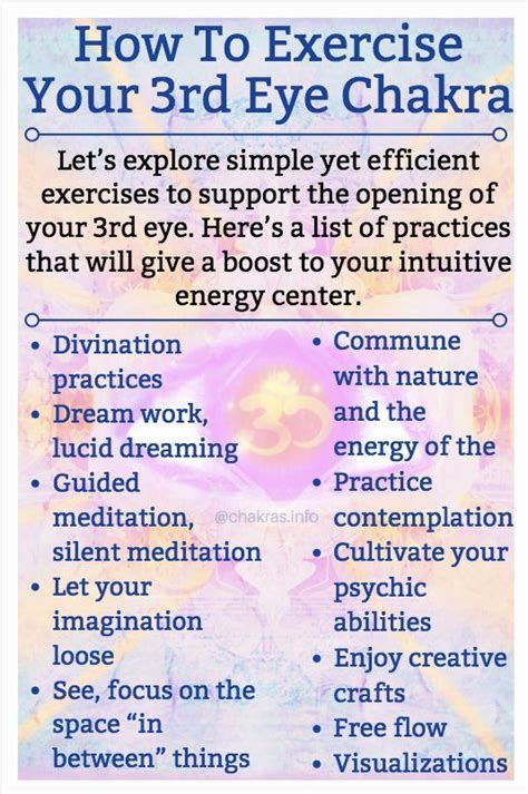 Opening the chakras can be done in several ways of various difficulties. 5 Simple Techniques To Open Your Third Eye | Opening your ...