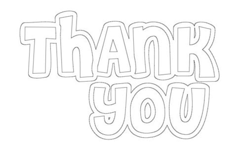 6 Best Images of Coloring Pages Free Printable Thank You For Taking