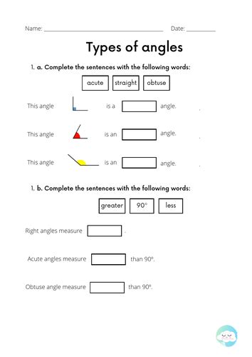 Types Of Angles Teaching Resources
