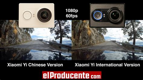 Xiaomi Yi Action Camera Chinese Vs International Version 1080p 60fps