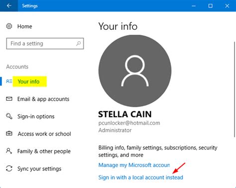 How to remove microsoft account from windows 10 pc? How to Completely Delete Microsoft Account on Windows 10 ...