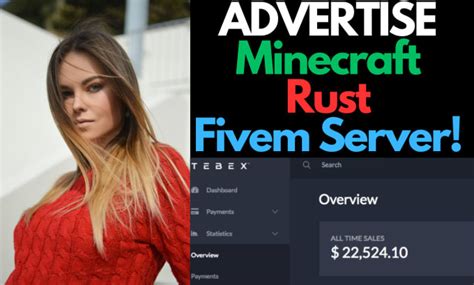 Advertise Your Minecraft Fivem Rust Server And Store By Monseka Fiverr