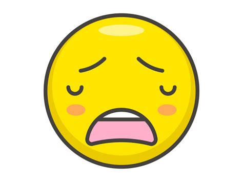 Weary Face Emoji Png Transparent Emoji