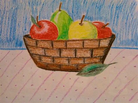 How to draw still life drawing and fruits as the object, step by step and easy for kids. Pin on Art