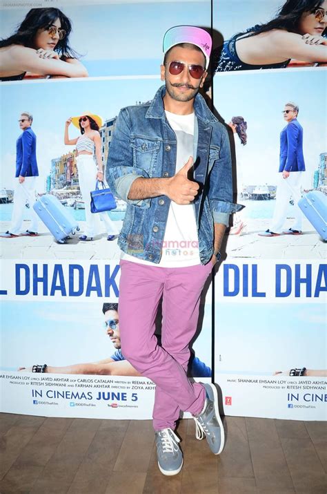 Ranveer Singh At Dil Dhadakne Do Screening In Mumbai On Th May Ranveer Singh