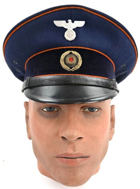 Worldwarcollectibles German Third Reich Postal Officers Visor Cap