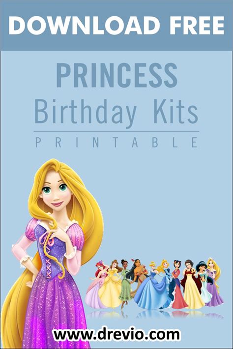 Disney Princess Birthday Printables