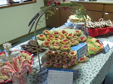 Cookie displays at our 2012 Cookie Exchange. | Cookie display, Cookie exchange, Christmas party