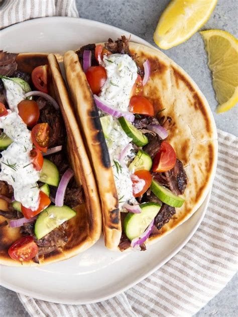 Slow Cooker Beef Gyros Like Mother Like Daughter