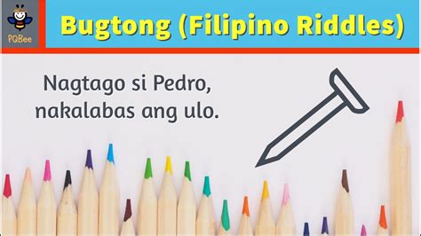 Bugtong Bugtong Quiz Filipino Riddles Youtube