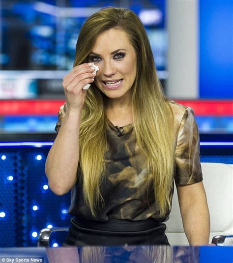 Georgie Thompson Bids Farewell To Sky Sports Daily Mail Online