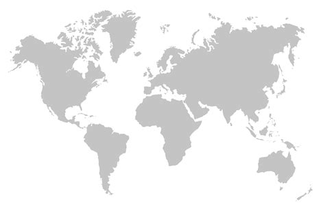 Kostenlose druckbare übersichtskarte der welt. weltkarte umrisse - World Map, Weltkarte, Peta Dunia, Mapa del mundo, Earth Map