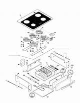 Kenmore Electric Cooktop Parts Images