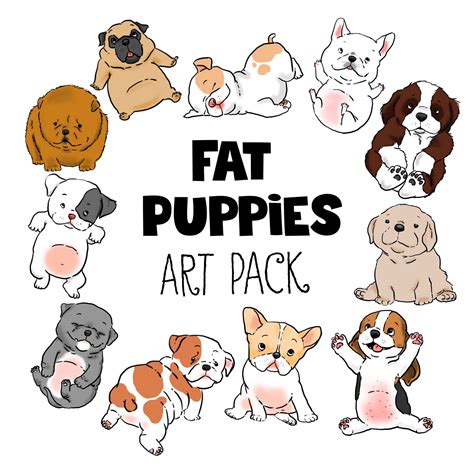 Find & download free graphic resources for fat dog. Pin on Printables