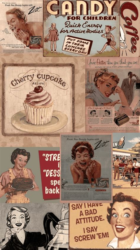 50s Vintage Aesthetic Wallpapers Wallpaper Cave