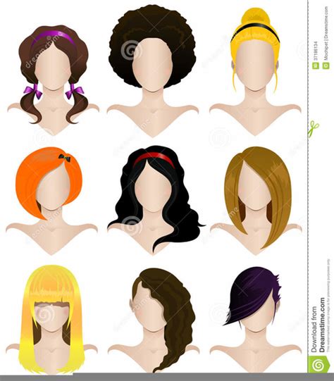 Free Hairstyles Clipart Free Images At Clker Vector Clip Art