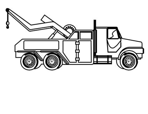 Tow Truck Coloring Pages Kidsworksheetfun