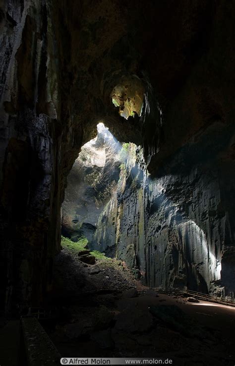 Photo Of Light Entering From Rear Opening Of Cave Gomantong Caves