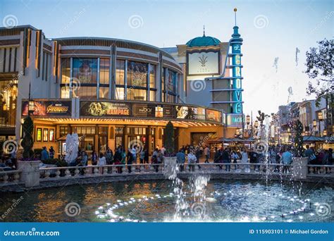 The Grove Shopping Center In Los Angeles Editorial Photo Image Of