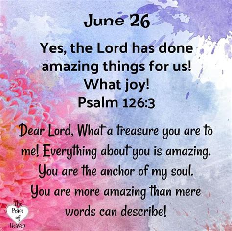 A Colorful Background With An Image Of Flowers And The Words June 26