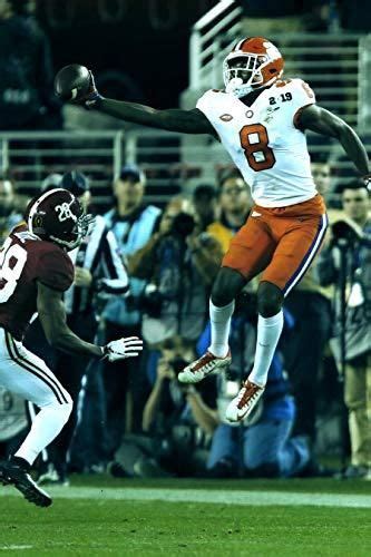 poster print college football justyn ross one handed catch clemson tigers national