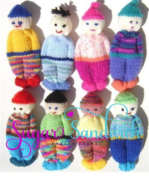 Comfort Doll Knitting Pattern Easy To Make 5 Inch Knitted Etsy