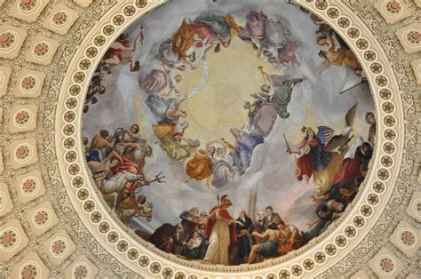 #diycrew #hrvdiy #renovisionlearn all the basic steps for painting a ceiling in this video whether it is new construction or simply sprucing up an old. Us Capitol Rotunda Ceiling Painting - HOME DECOR