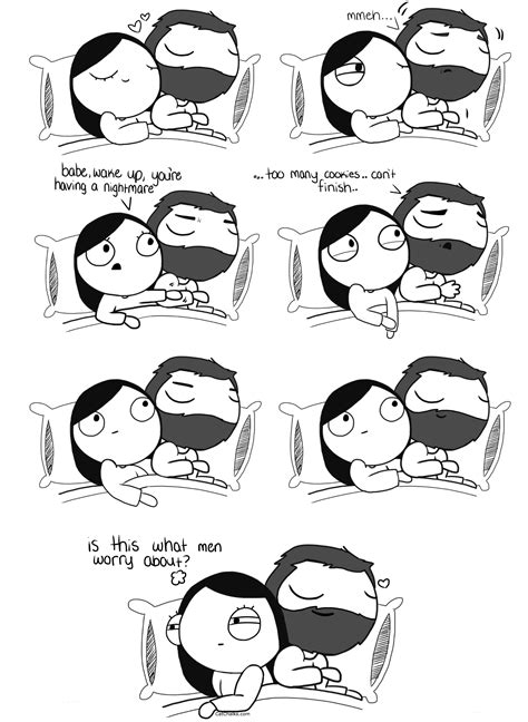 finally convinced my girlfriend to let me upload these comics she s been drawing of us