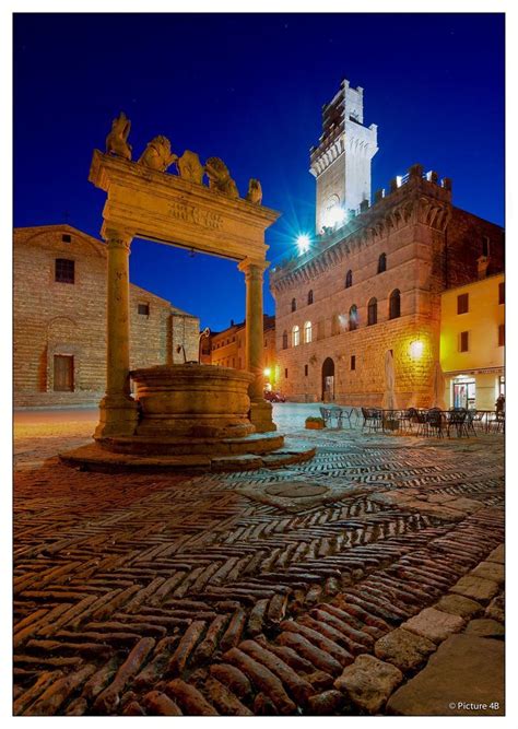 Montepulciano Tuscany Italy Montepulciano Is A Renaissance Town In