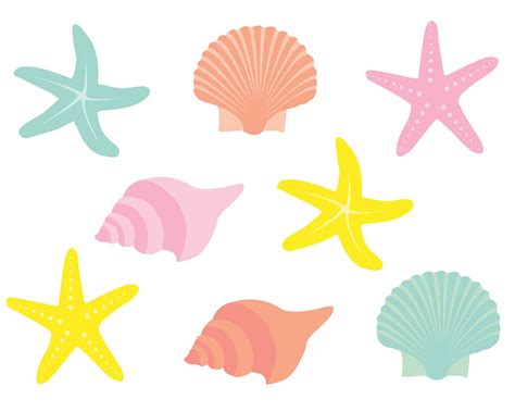 Sea Shell Clip Art Clipart Best