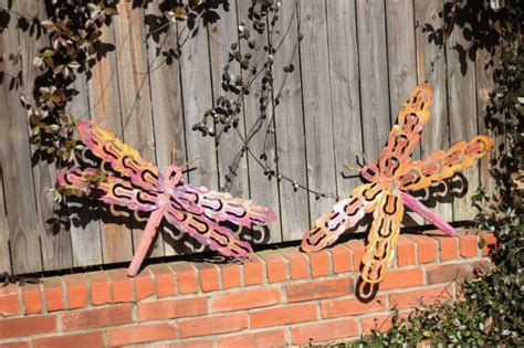 Whimsical Dragonfly Wall Art Outdoor Sculpture For Your