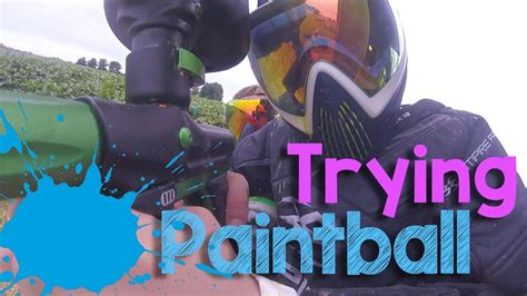 First Paintball Game - YouTube
