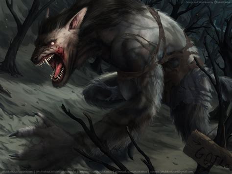 Werewolf By Jakub Kaktus Balewicz Rimaginarywerewolves