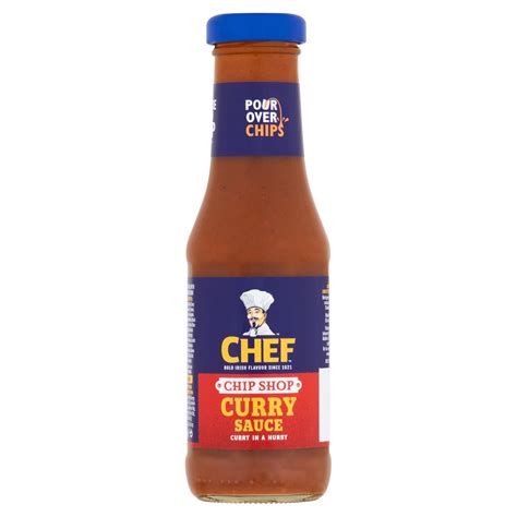 Chef Chip Shop Curry Sauce 325g Bottle Indian And Curry Sauces