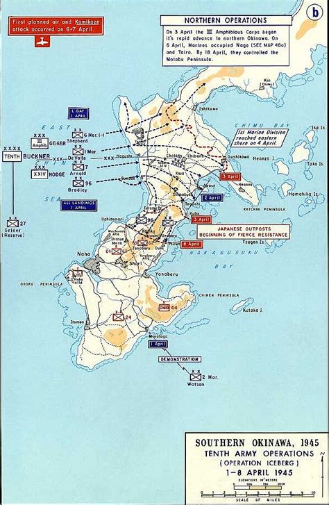 Battle Of Okinawa Map