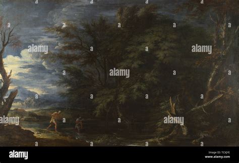 Landscape With Mercury And The Dishonest Woodman Ca 1663 Creator