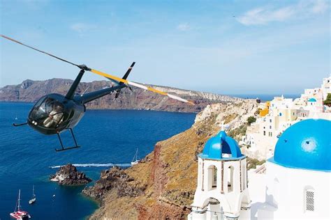 Santorini Helicopter Flight Sightseeing Triphobo