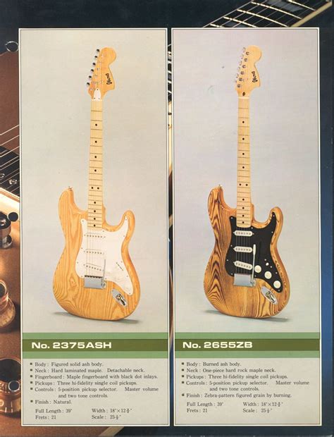 Ibanez Guitar Catalog