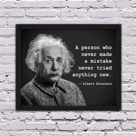 Printable Download 20 X 16 Albert Einstein Inspiring Quote Etsy