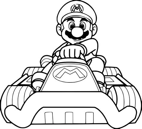 Coloriages à imprimer Super Mario numéro fa